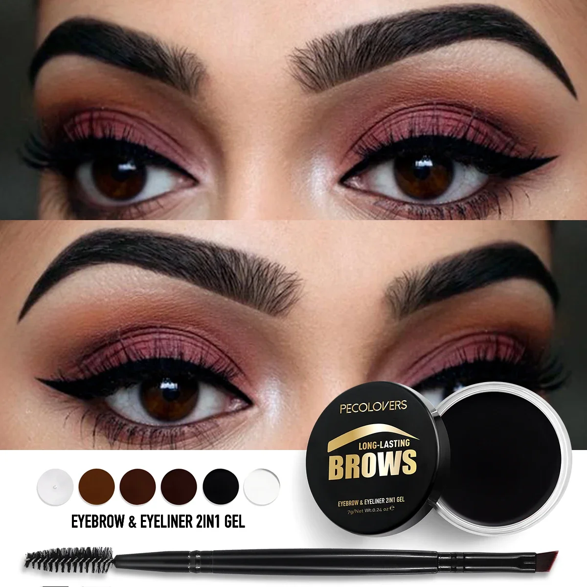Crema para cejas con estilo de cejas salvaje, resistente al agua, de larga duración, Gel para cejas, jabón, cera, crema para cejas blanca