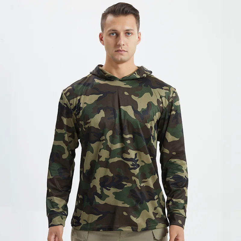 Sudadera táctica camuflaje biónico protección solar secado rápido - imagen 4