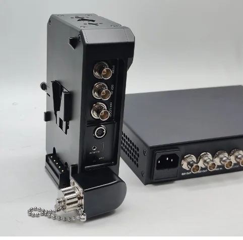 12g Sdi Video  in  and Pgm Return  Tally  8 Pin 2.5mm Remote EFP Grip Hirose Fiber Camera System Suitable to so Ny Camera