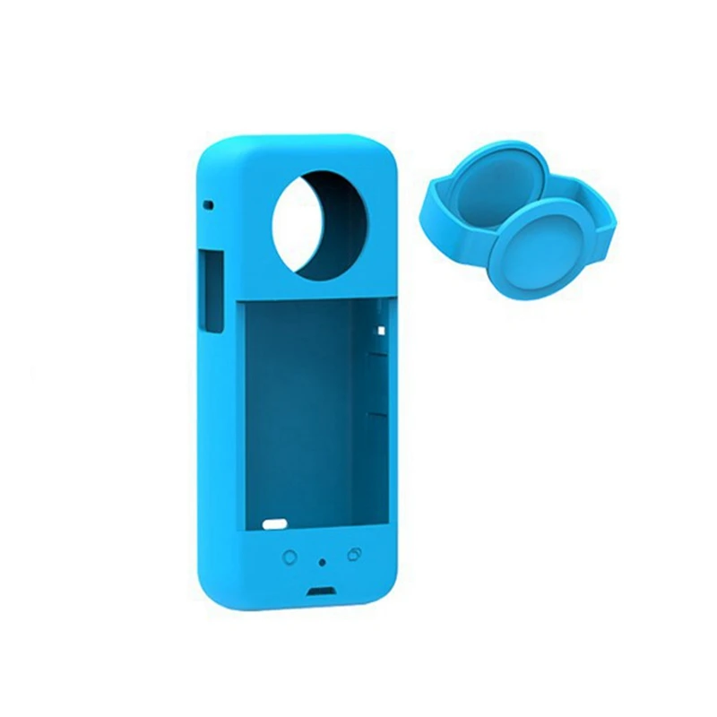 Camera Silicone Case For Insta 360 ONE X3 Panoramic Action Camera Dustproof Silicone Protective Anti-Drop Case,