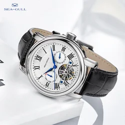 SEAGcorde L-Montre mécanique de luxe pour homme, en acier inoxydable, étanche, 2023, D819.622