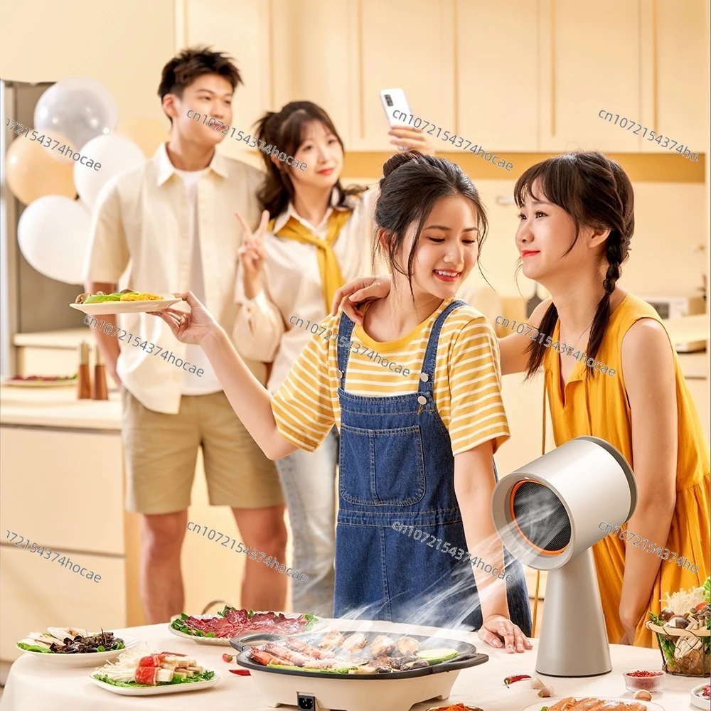 Kitchen Cooking Purifiers Portable Desktop Kitchen Range Hood With Carbon Filter