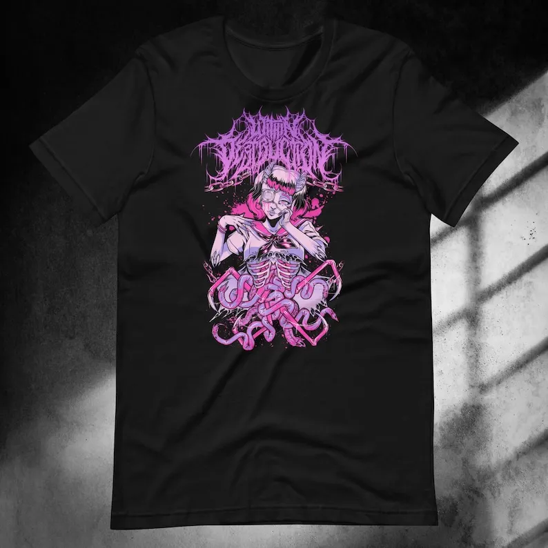 WITHIN DESTRUCTION clothing Gothic clothes Dark Cottagecore Pastel Goth Edgy clothing Alt Clothing Shirt