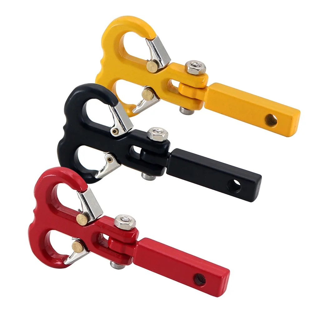 

Ajrc Rc Car Metal Tow Hook For Traxxas Trx-4 Axial Scx10 Rgt Yikong 1/10 Rc Crawler Car Front And Rear Bumpers Winch Towing hook