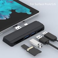 5 in 1 Multiport Expander 4K HDMI-compatible USB 3.0 HUB Docking Station Memory Card Reader For Microsoft Surface Pro 4/5/6