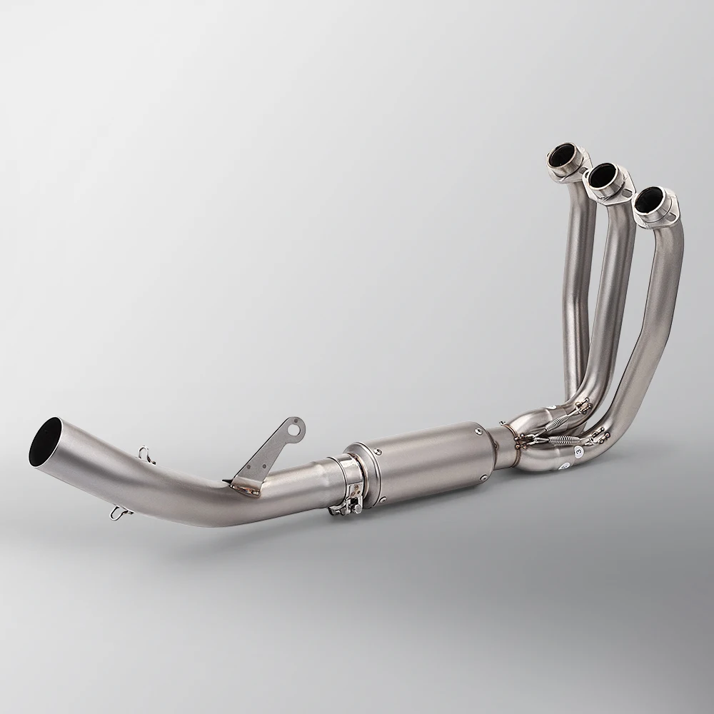 Full Exhaust System For CFMOTO 675SR 675R 675NK Motorcycle Exhaust Muffler Modify 675SRR Exhaust Escape Front Link Pipe