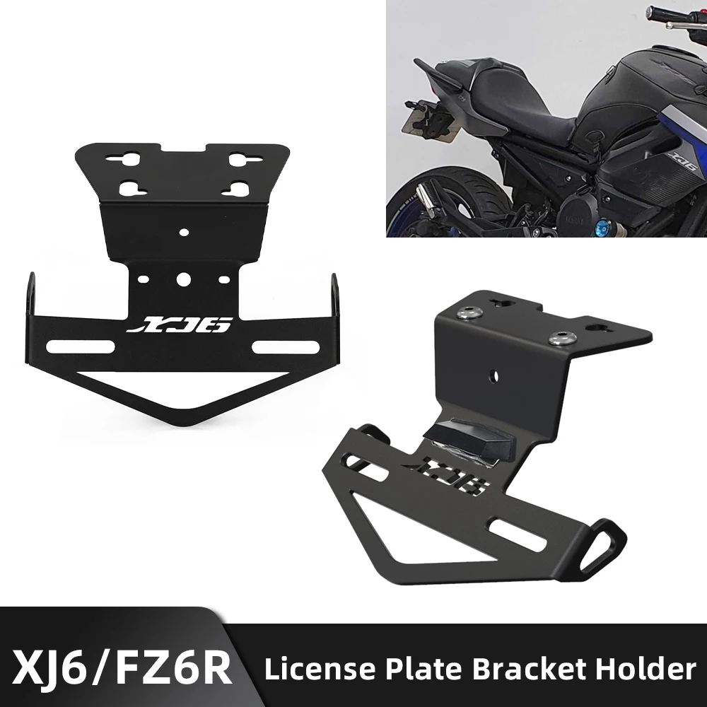 

For YAMAHA XJ6 /DIVERSION/F XJ6N XJ6F XJ6S FZ6R 2009 -2017 Rear License Plate Holder Licence Bracket Tail Tidy Fender Eliminator