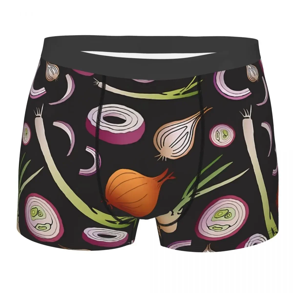 Onions Lover Pattern Man's Boxer Briefs Underwear Highly Breathable Top Quality Birthday Gifts