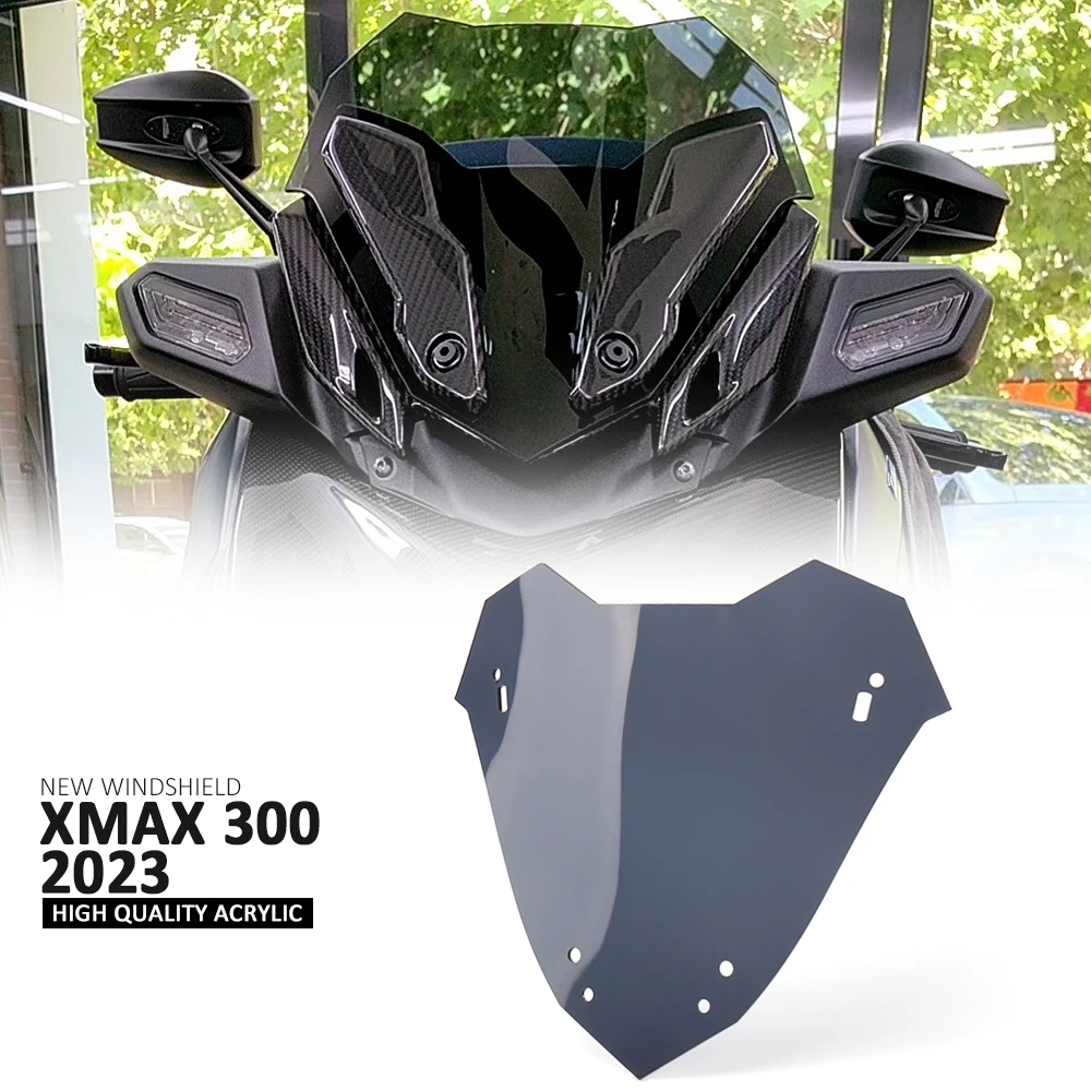 

Motorcycle Screen Windshield Fairing Windscreen Baffle Wind Deflectors For Yamaha XMAX300 XMAX 300 X-MAX300 X-MAX 300 2023