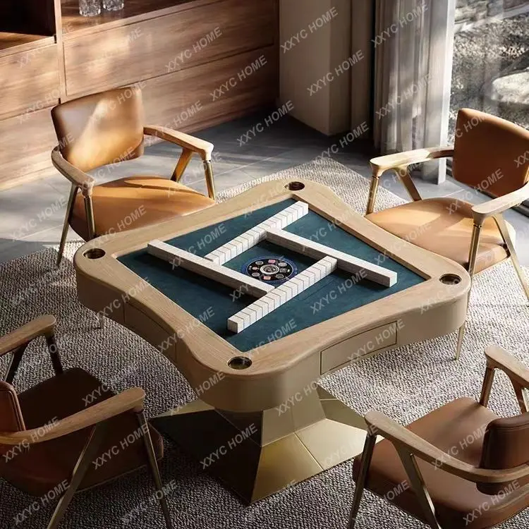 Automatic Mahjong Machine Dining Table Dual-Purpose Bass Mahjong Table Household Electric Mahjong Table Integrated Ash Tea Table