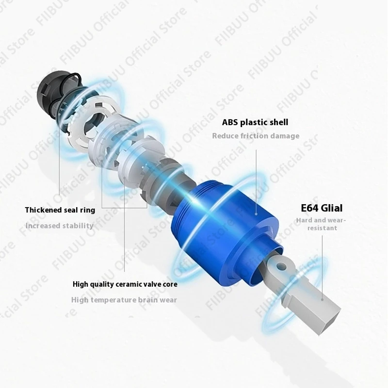 현대적인 세련된 샤워 시스템 온도 조절 가능한 다기능 샤워 헤드 콤보 가압 홈 욕실 라운드 샤워 헤드