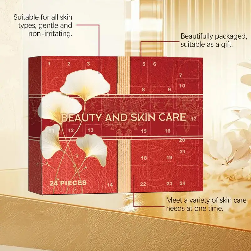 2024 Christmas Makeup Advent Calendar Beauty Skin Care Box Gift Set Countdown Calendar Surprised Boxes Skincare For Woman girls