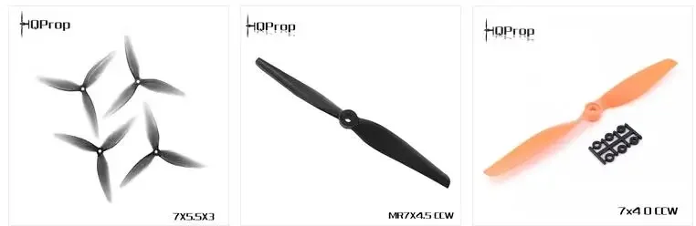 2 пары пропеллеров HQ HQPROP HQProp 6/7 дюймов 152 мм/178 мм 6X4 6X3 7X4.5 7X5 лотов типов 2/3/4 лопастей CCW CW подходят для многих радиоуправляемых дронов