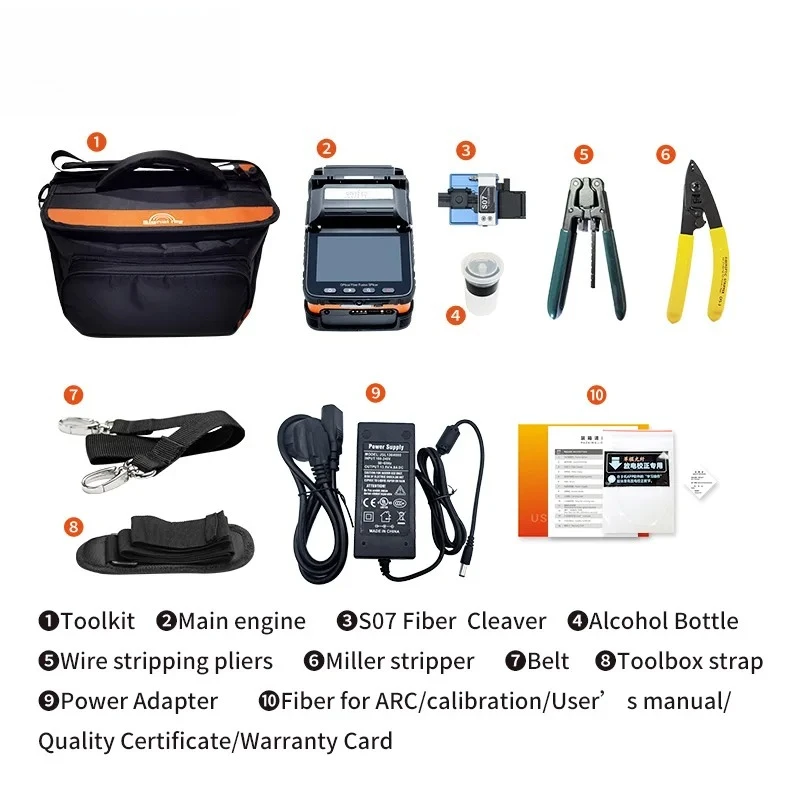 AI-5 Signalfire SM & MM التلقائي FTTH آلة ربط الألياف البصرية جهاز ربط الألياف الضوئية #5