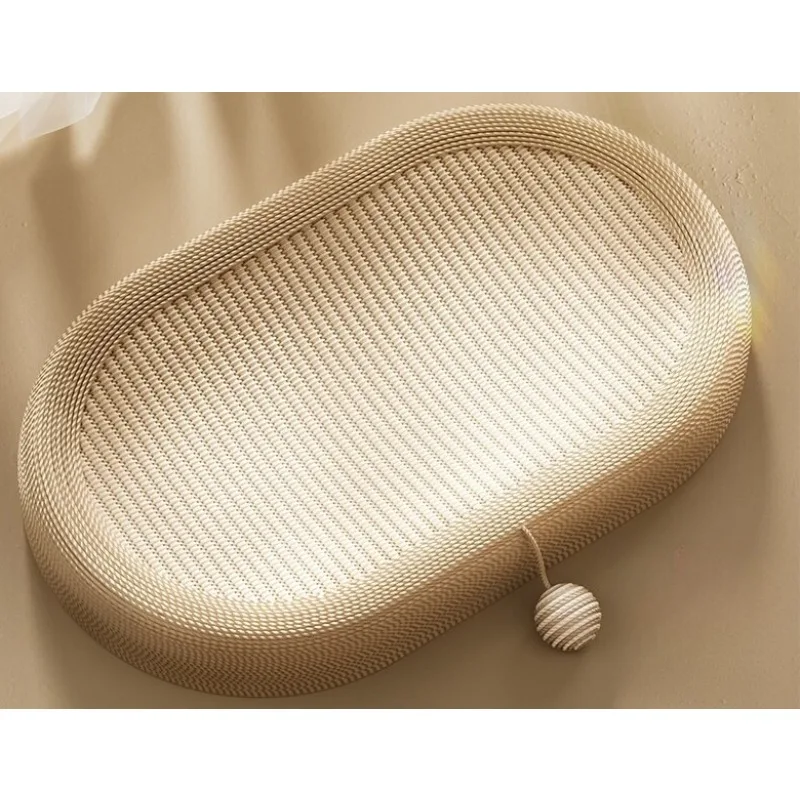 Large Integrated Sisal Cat Scratching Post Wear Resistant No Crumb Hemp Rope Claw Grinder Multi Function Pet Rest & Play Supplie