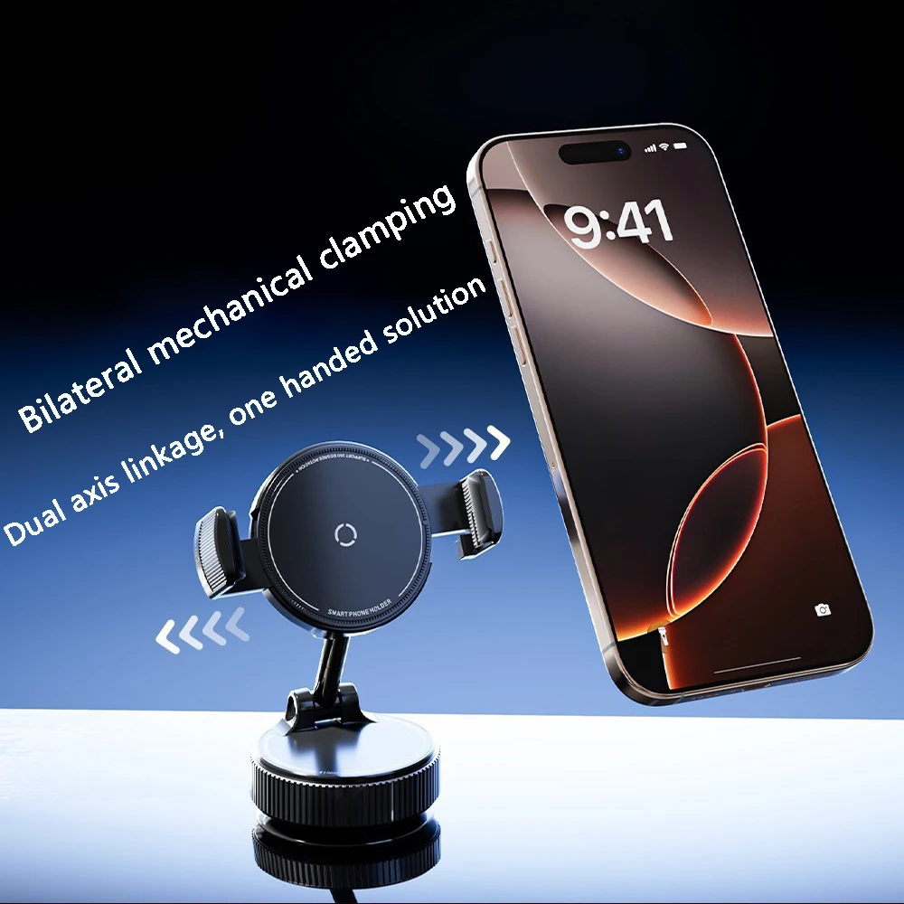 Car Phone Holder 360°/180°Rotatable Phone Holder Foldable Design,Vacuum Suction Cup Perfect for Car Dashboard Suction Cup Bracke 5