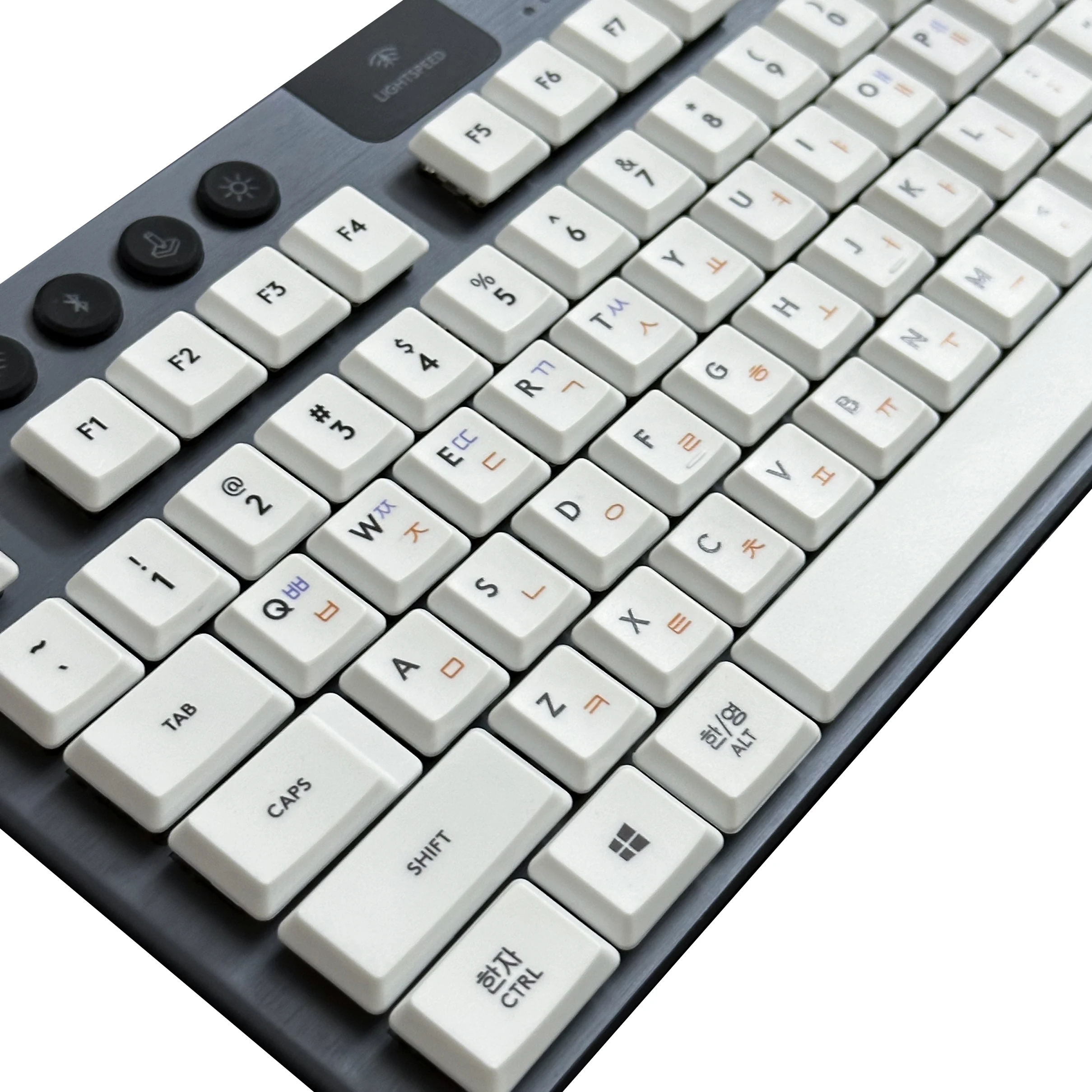 Korean Keycaps PBT Minimalist Style Custom Keycap Set Suitable for Logitech G813/G815/G913/G915 TKL RGB Mechanical Keyboard