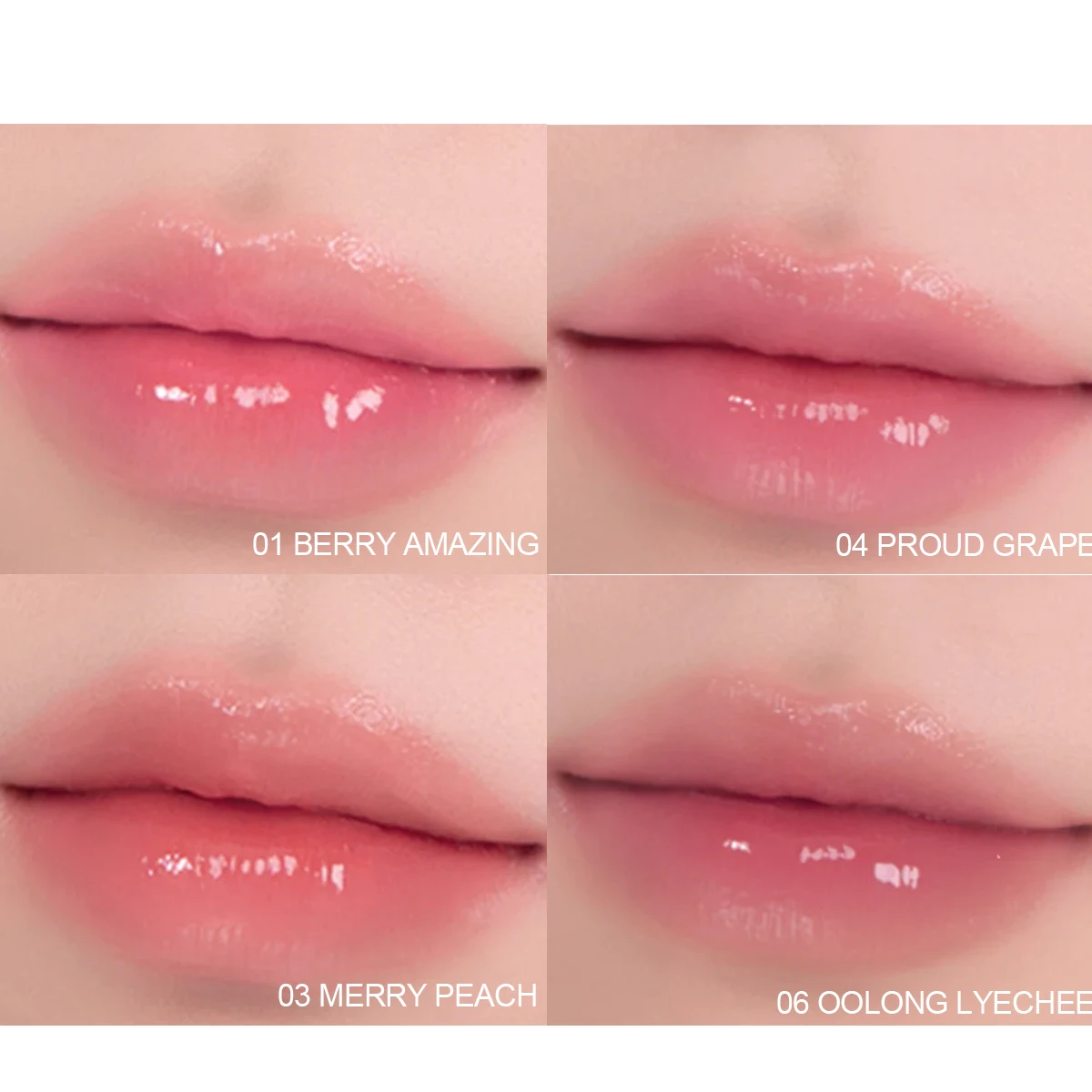 COLORGRAM FRUITY GLASS TINT MILK,High Shine&Glass Finish,Long-Wearing&Non-Sticky,Natural-Looking,Korean Cosmetic,Korean Makeup