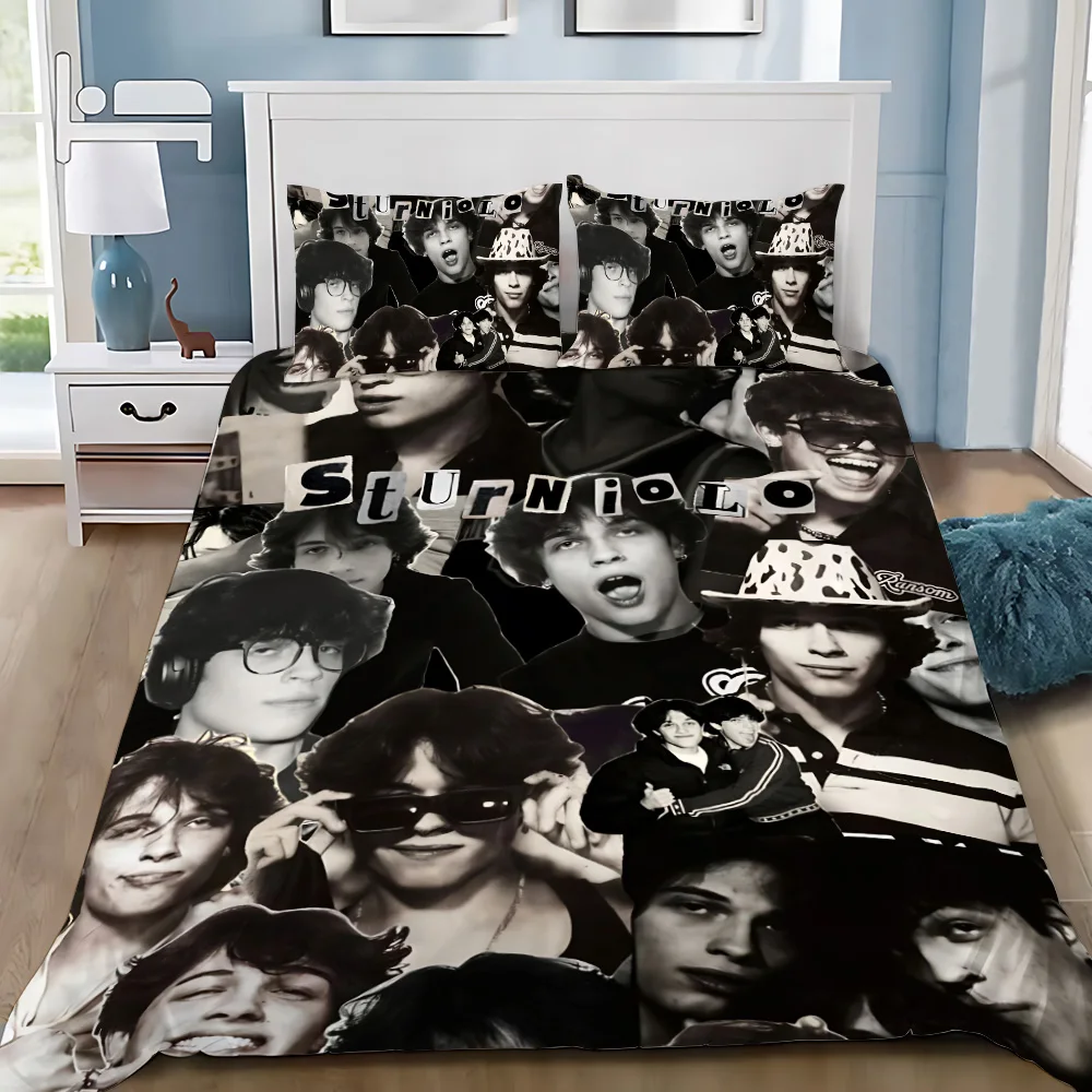 Duvet Cover Pillowcase Bedding Set Adult Boy S-Sturniolo Triplets Girl Bedroom Decoration Children Gift Single Double Large Size