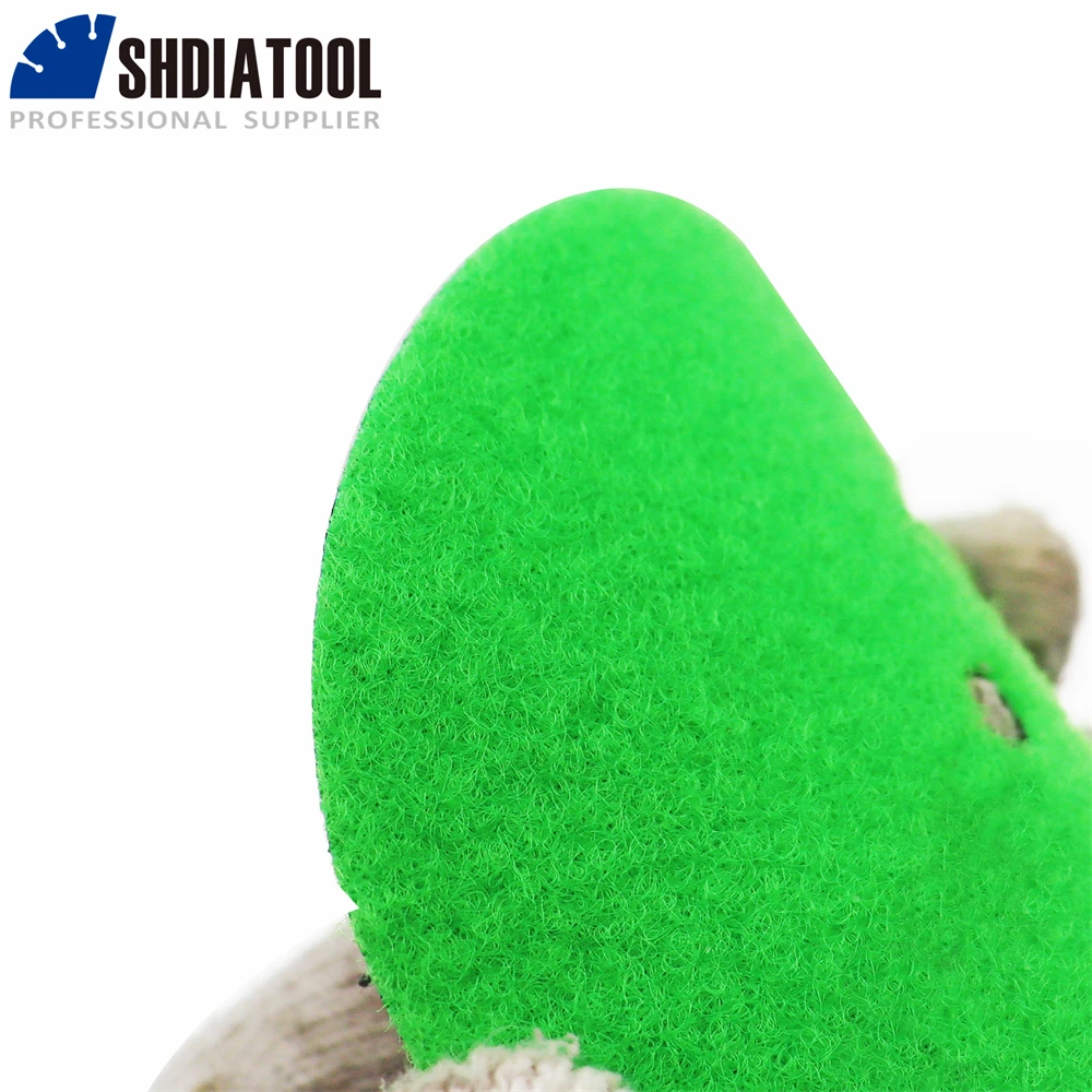 Imagem -03 - Shdiatool-diamond Polishing Pads Grupo Uso Úmido e Seco Discos de Moagem de Resina Flexível Granito Mármore Porcelanato Ferramenta Abrasiva