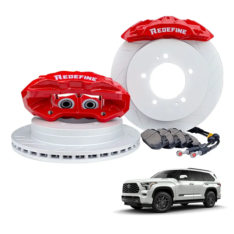 Applicable ToFactory Self-Developed Custom Forged 4-Piston Rear Brake Caliper Kit For Toyota Sequoia High Performance Upgrade