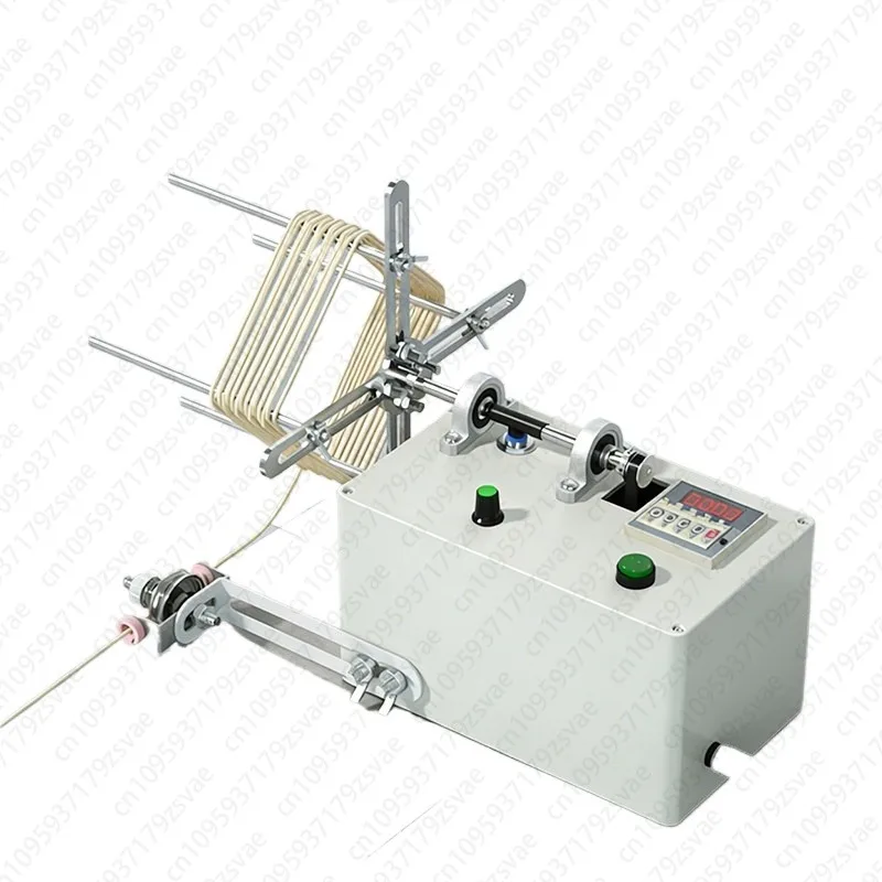 

Multifunctional electric winding machine fringed artifact can set the number of turns, automatic stop, adjustable speed