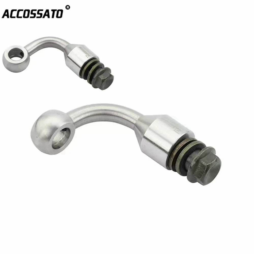 Per Honda Yamaha Kawasaki moto Dirt Bike freno olio tubo di prolunga staffa giunto universale m10tubo freno per RCS pezzo di ricambio