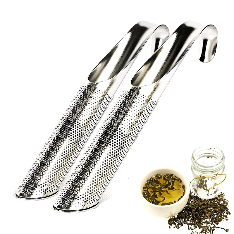 Tube-shaped hanging tea sets, tea strainer handle, tea filter, tea spoon, tea set with handle - view 3