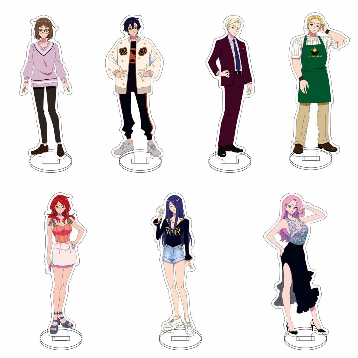 

Charm Anime Let's Play Acrylic Stand Characteristic Characters Ornament Accessories Goods Collection Christmas Gifts