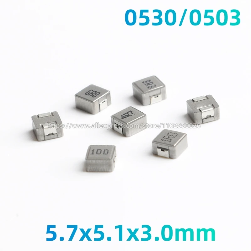 10PCS SMD 몰딩 파워 인덕터, 0420 0530 0630 1040 1265 1uH 2.2uH 3.3uH 4.7uH 6.8uH 10uH 15uH 22uH 33uH 47uH 68uH 100uH 4R7
