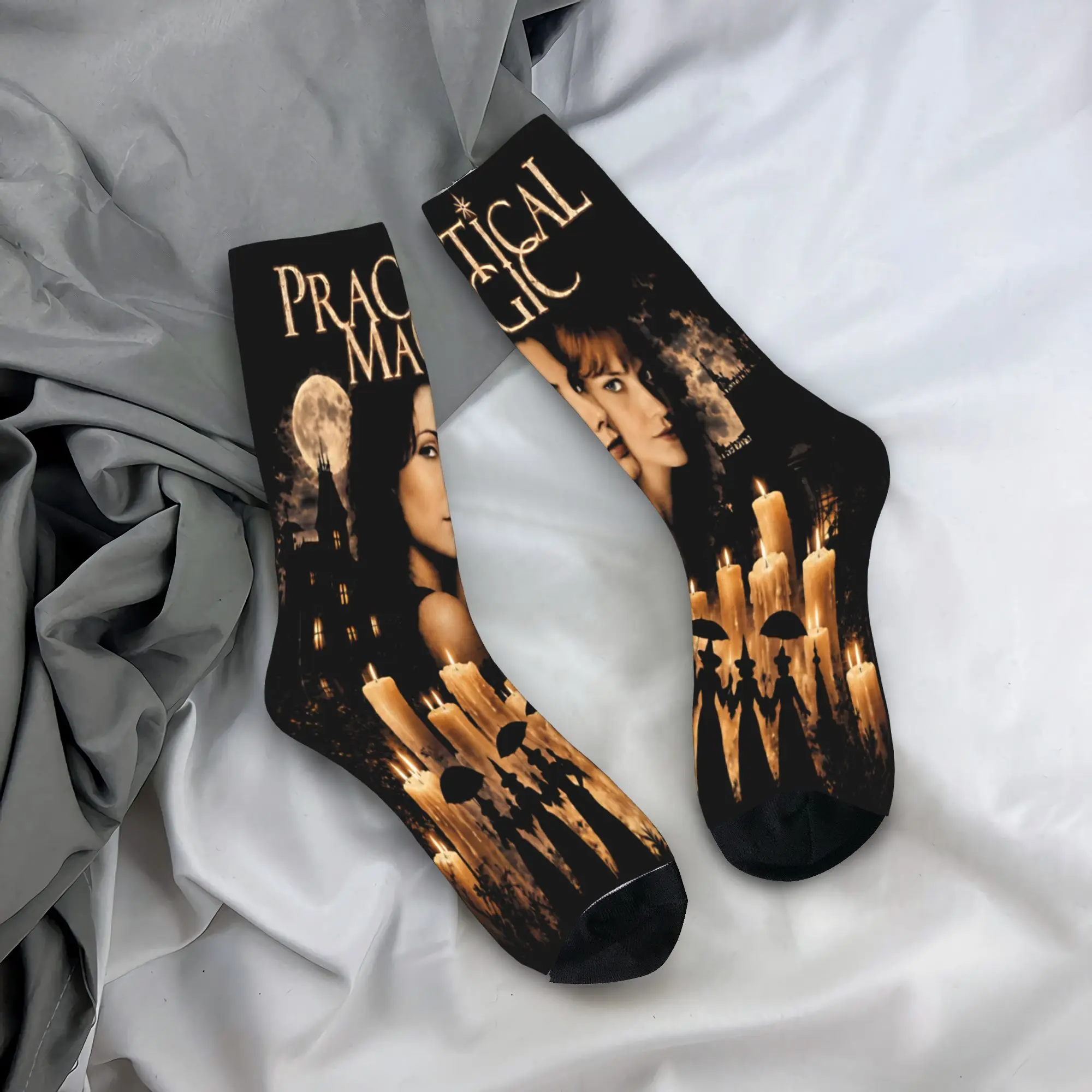 Practical Magic Witchcraft Gothic Occult Mystic Halloween Socks Accessories For Men Women  Cozy Socks Comfortable Best Gift Idea