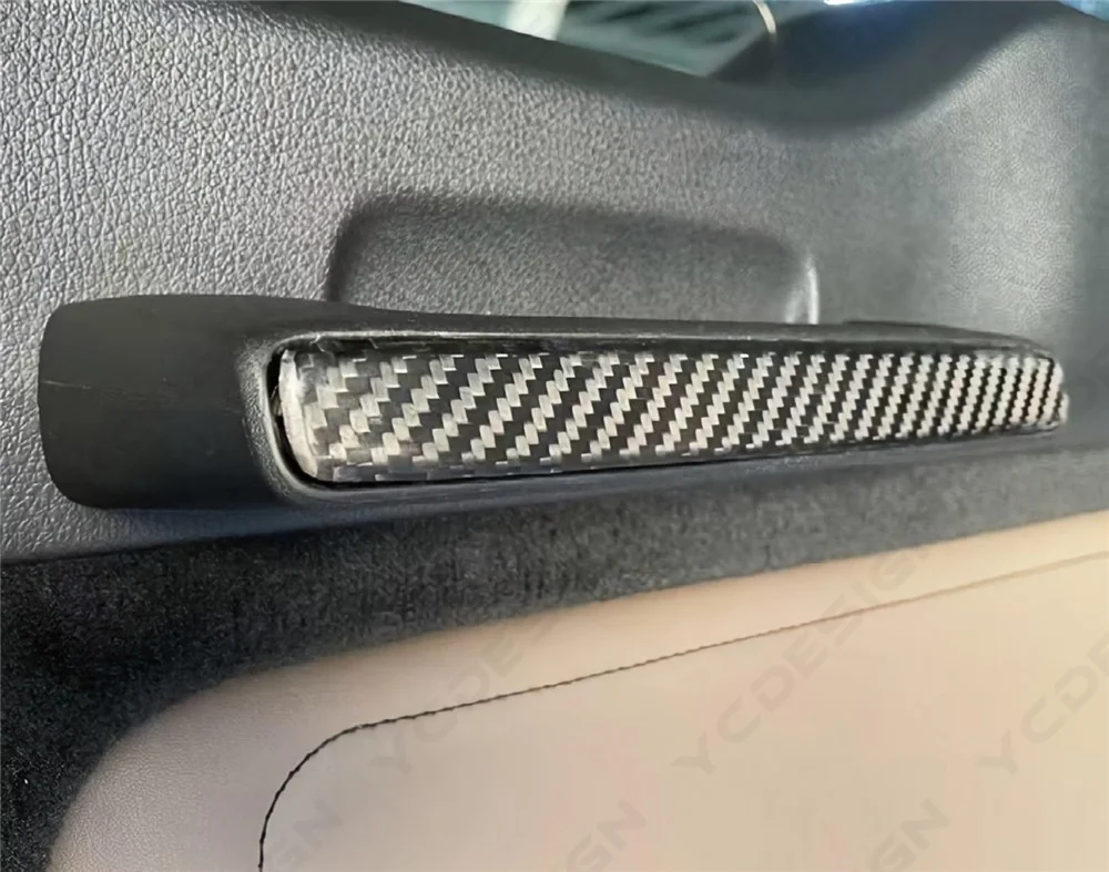 Dry Carbon Exterior Trim Cover Set Fit 2018-2026 G63 G Class W463A W464 W465 Turn Signal Rear Lamp Side Molding Hatch Handle view 5