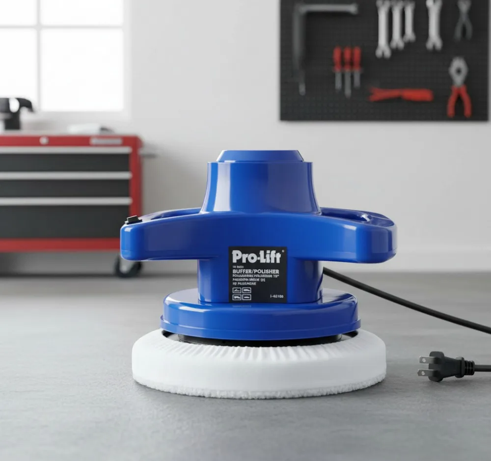 

10-дюймовая автомобильная буферная полировальная машинка с 3200 об/мин для профессиональных детализаций, простая в использовании и мощная