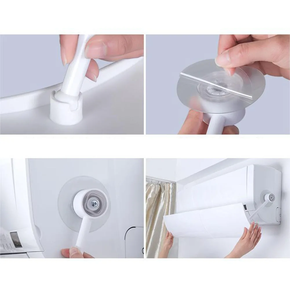 Retractable Adjustable Air Conditioner Vent Deflector 58 to 104 cm for Controlling Airflow and Reducing Direct Blowing