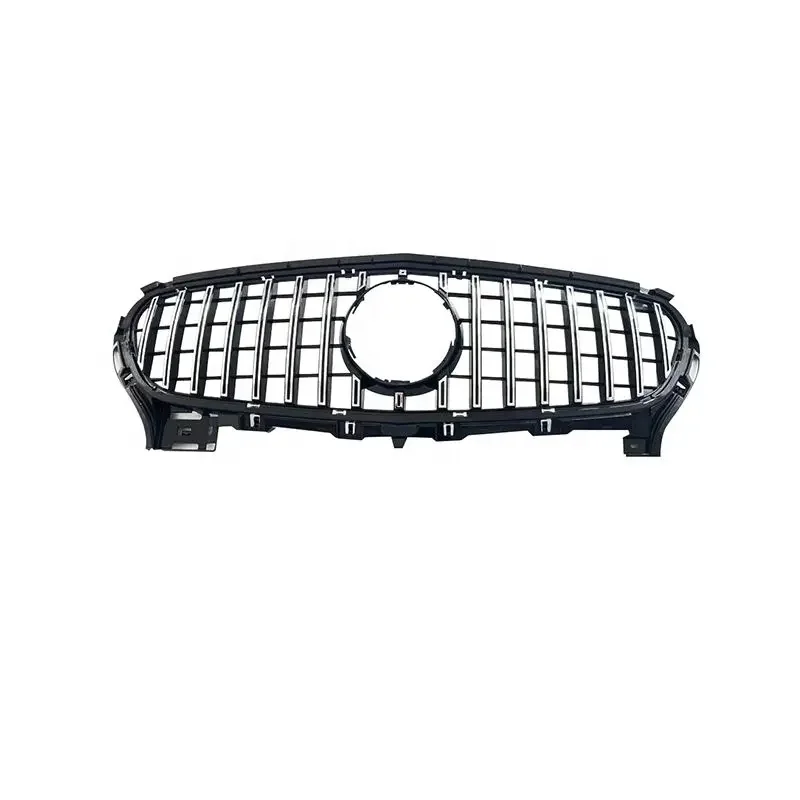 

GTR Style Car Front Grille For Mercedes Benz AMG GT S GT R GT C 2 DOOR 2015 2016 2017 Car Grills ABS Material Accessory Parts