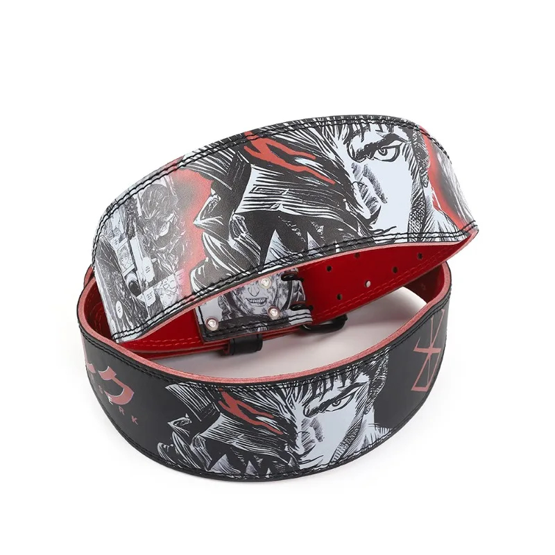 Berserk Guts Weight Lifting Belt Anime Gym Fitness Squats Belt for Men Women Sports Belts for Powerlifting Deadlift Squat Gift