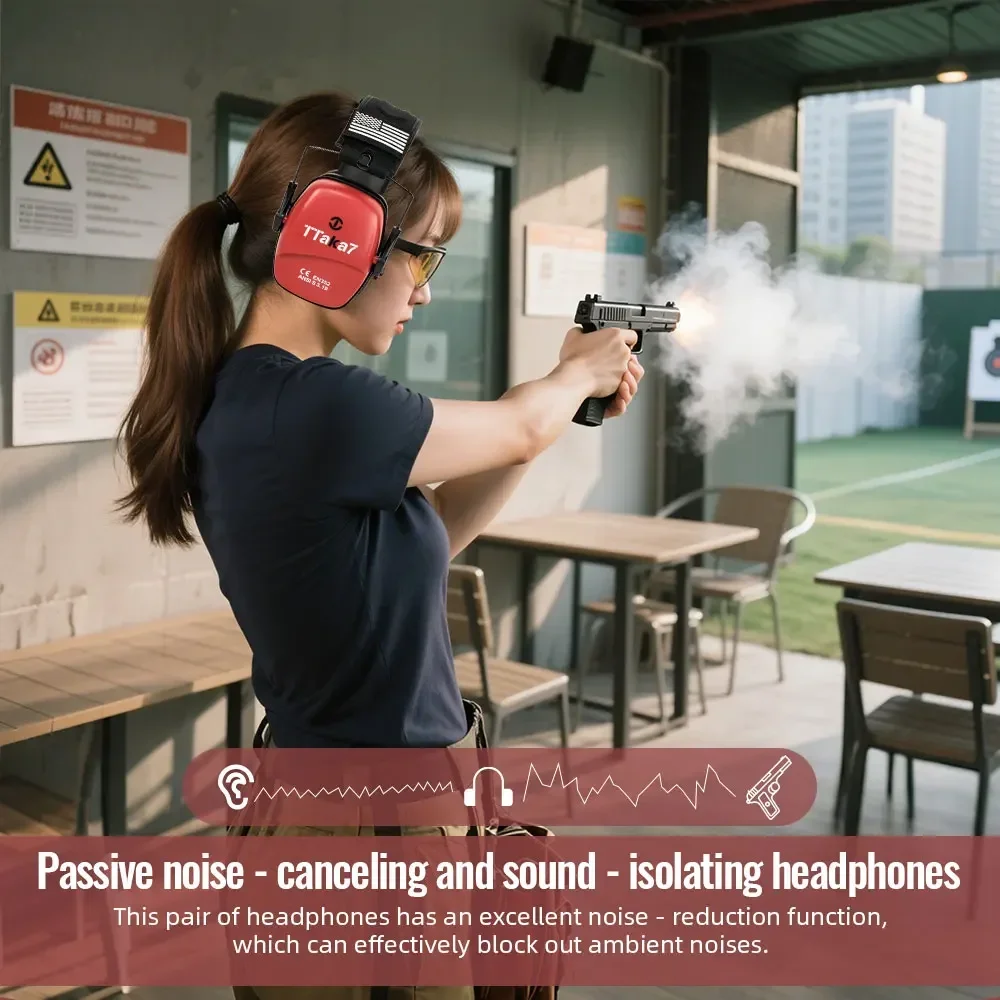 طوي الحد من الضوضاء واقي أذن غطاء للأذنين لاطلاق النار الصيد حماية السمع عازلة للصوت اطلاق النار غطاء للأذنين التكتيكية
