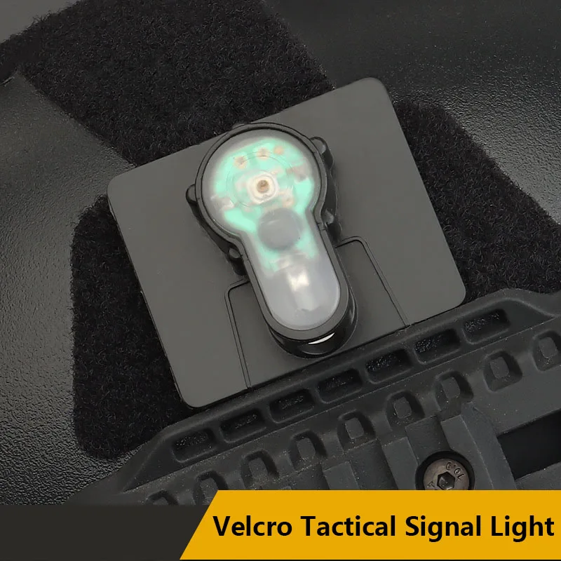 Velcro Tactical Signal Light Flash Outdoor Waterproof Survival Light Motion Recognition Wargame Teammate Identification Light