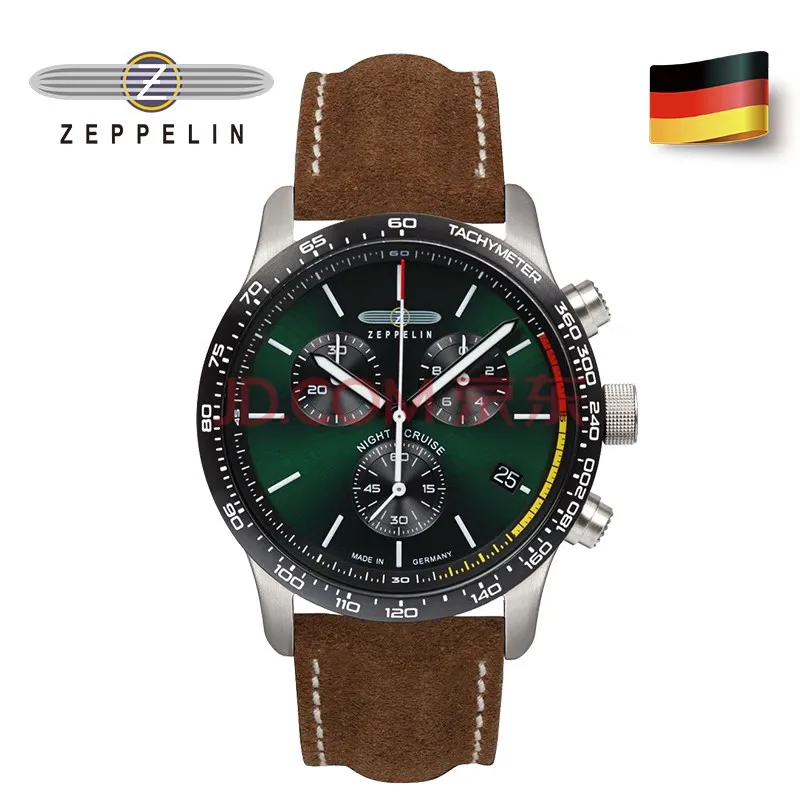 Montre rétro Zeppelin Airship pour homme, affaires, loisirs, mode, 2 couleurs