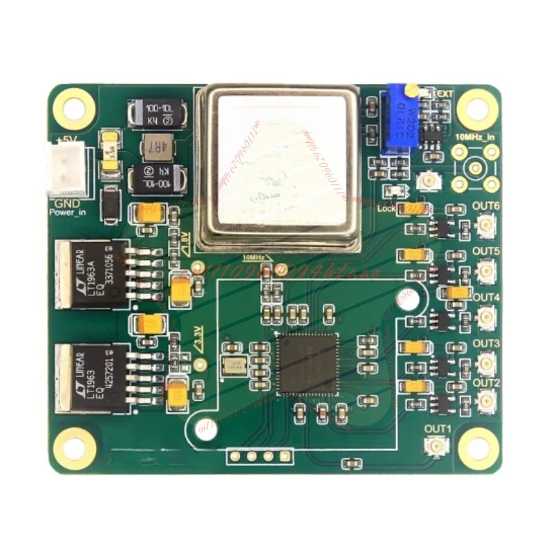 Y11 OCXO Clock Board 10MHz Multi Channel Frequency Reference PLL Output Module for Raspberry Pi Precision Timing Generator