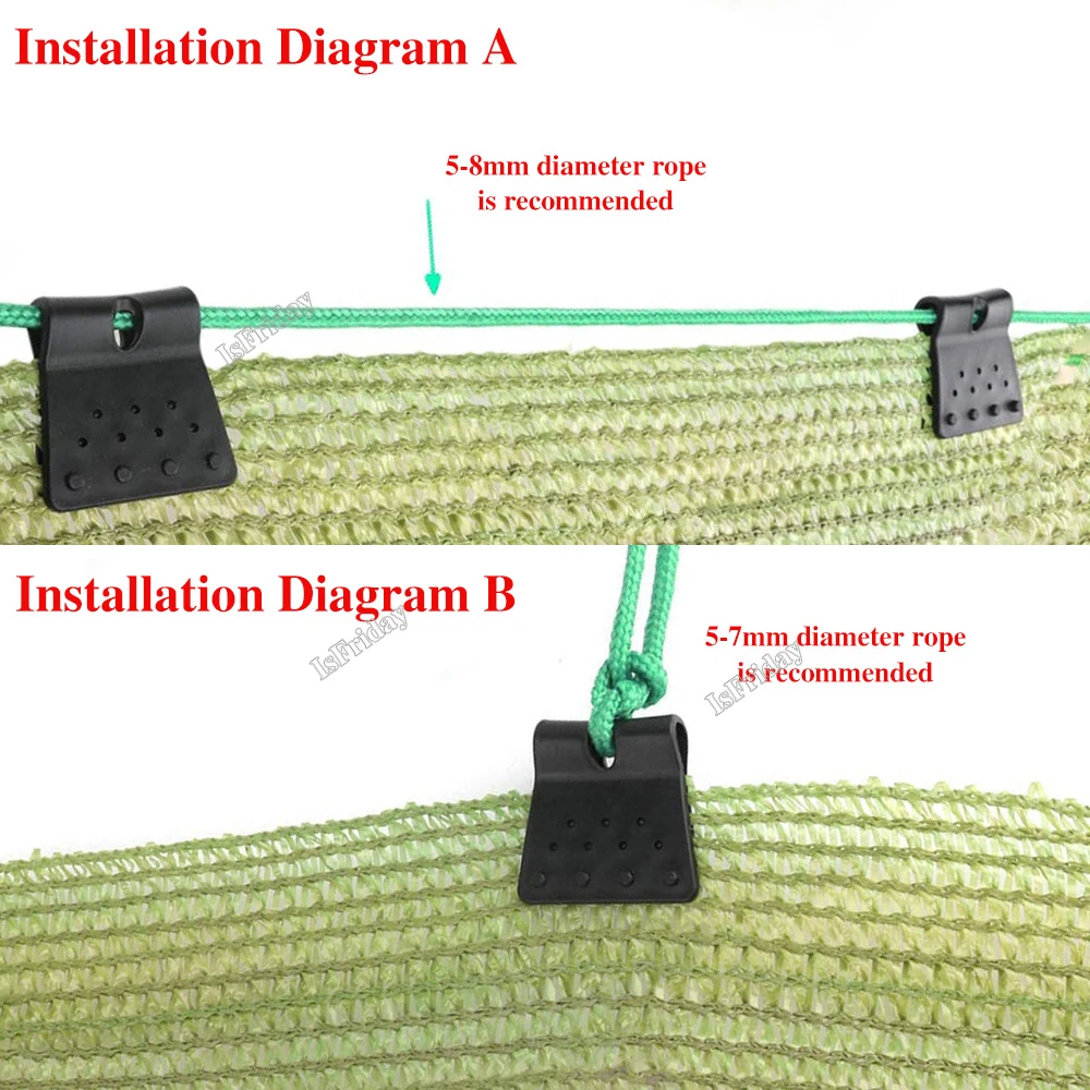 10 ~ 100 szt. Siatka cieniująca klipsy typu motylkowego powłoka cieplarniana do ogrodu gospodarstwa rolnego narzędzia zapobiegające zapięciu haczyka