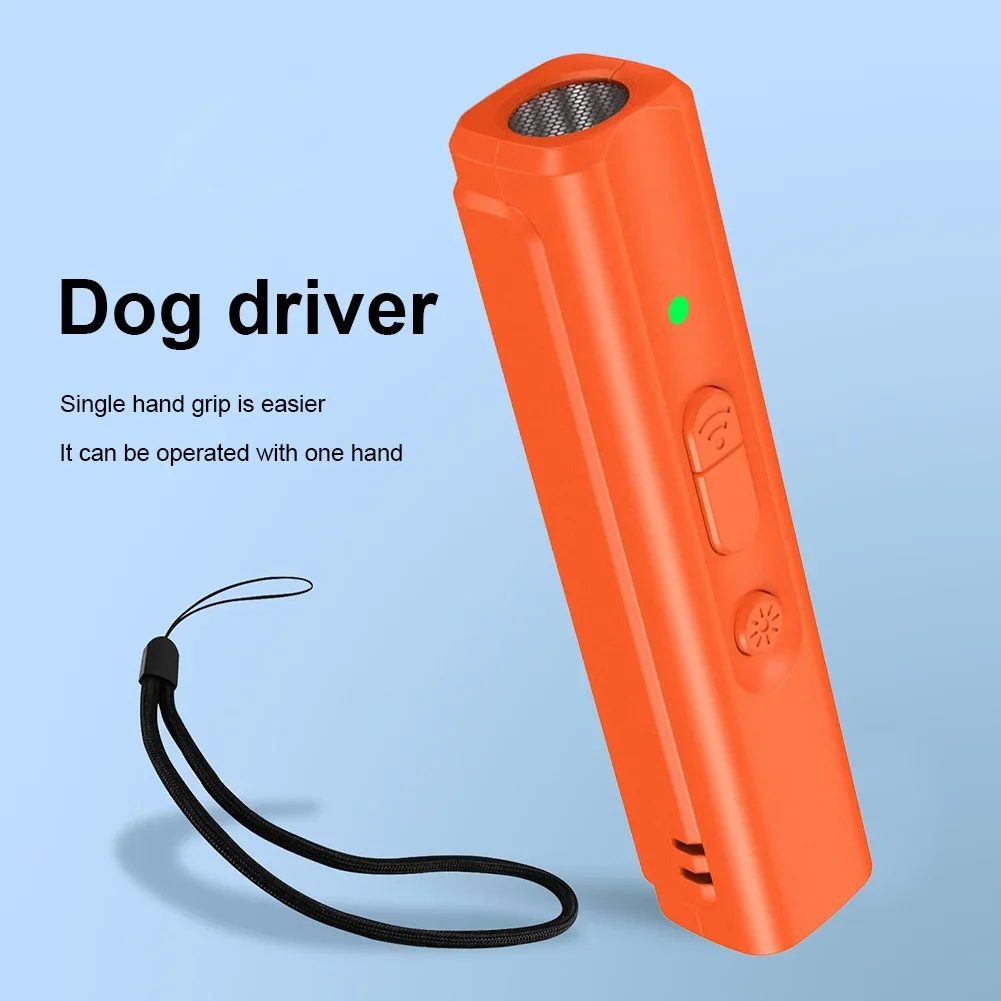 Ultrasonic Dog Repeller Deterrent Anti Barking Cat Tinea Ultraviolet UV Detect Light Stop Bark Control USB Rechargeable Battery