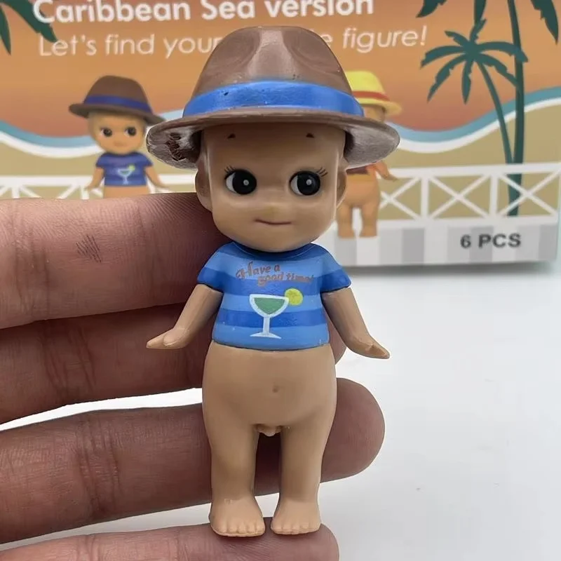

In Stock Sonny Angel 2016 Pirates Of The Caribbean Summer Beach Series Straw Hat Surprise Blind Box Handmade Toys Birthday Gifts