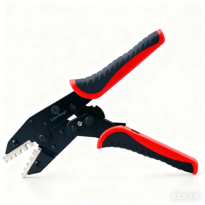 المكشكش الطرفي شديد التحمل - أداة الضغط البارد مع نطاق 10-24AWG (0.25-6mm2) لمشاريع الأسلاك الكهربائية والسيارات