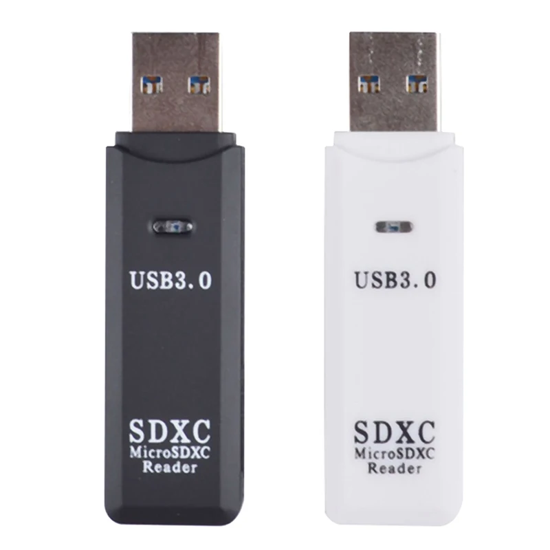 2 IN 1 Card Reader USB 3.0 SD TF Card Memory Reader High Speed Multi-card Writer Adapter Flash Drive Laptop Accessories
