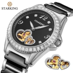 Starking Genuine Men's And Women's Watches, Women's Fully Automatic Mechanical Watches, Round Hollow Waterproof Women's Watches