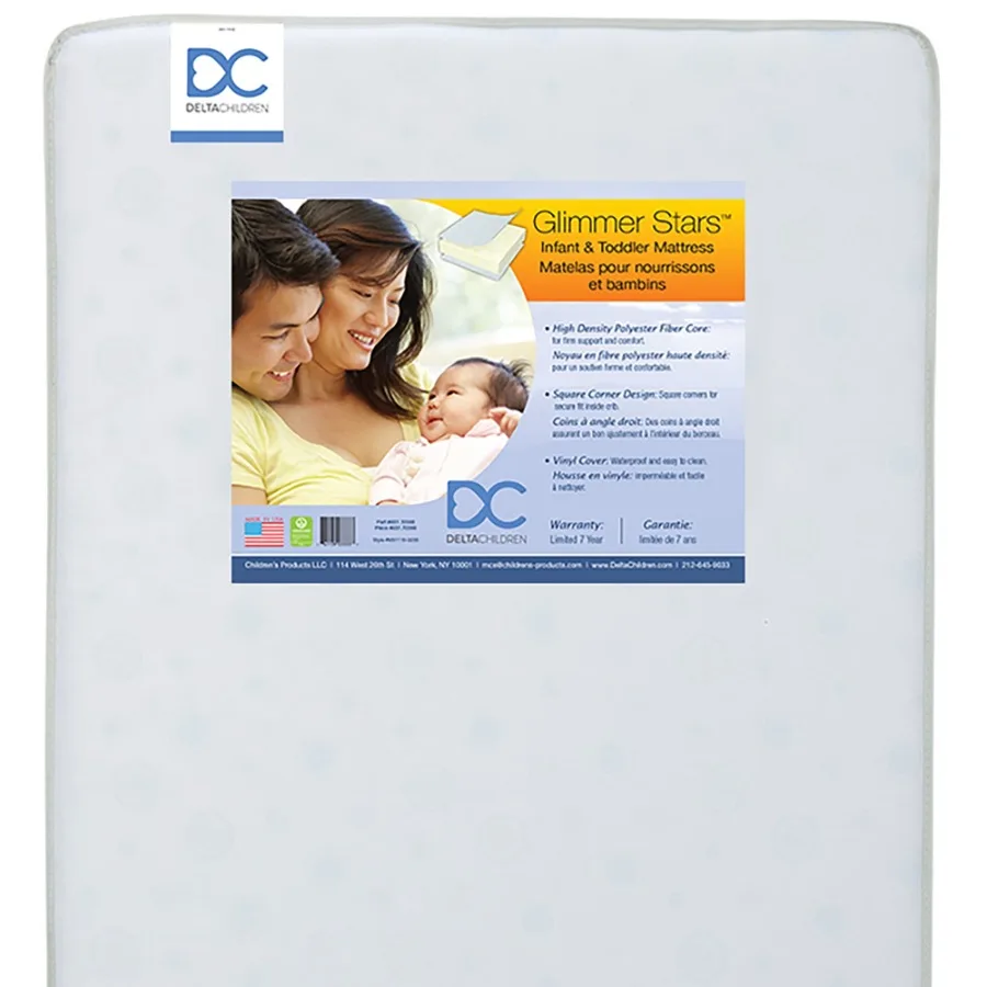 

5.5" Waterproof Crib Toddler Bed Firm Greenguard Gold Certified Tight Top Memory Foam Mattresses