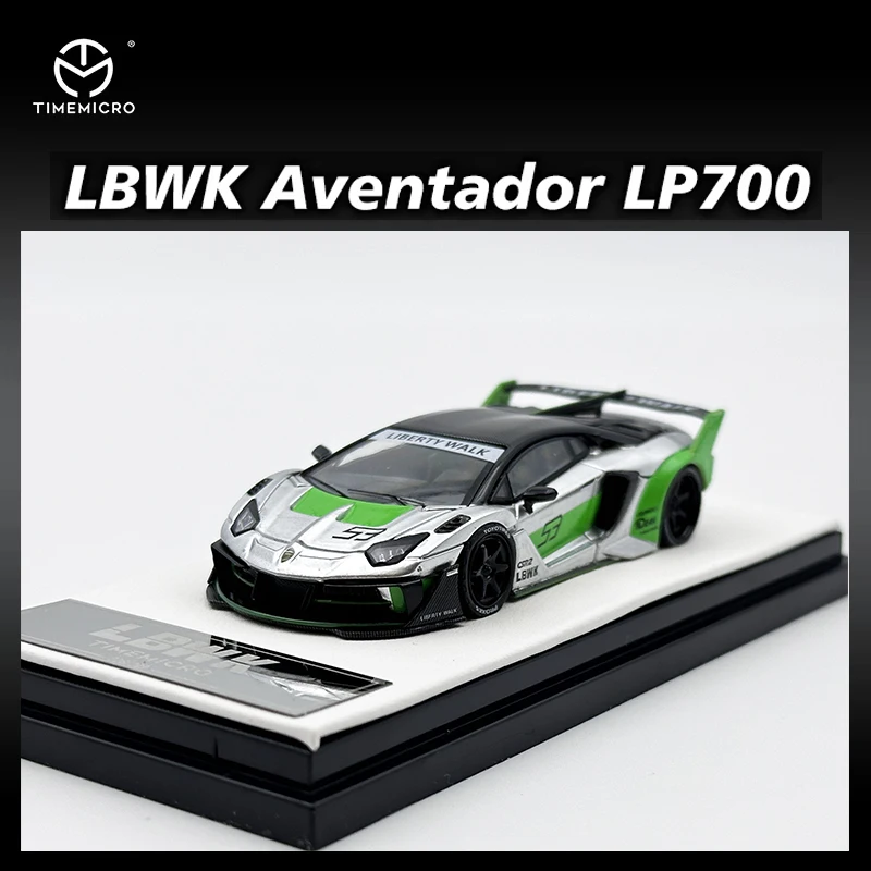 Time Micro 1:64 Aventador LP700 GT EVO Exhibition Exclusive EXPO Alloy Diorama Car Model Collection Miniature