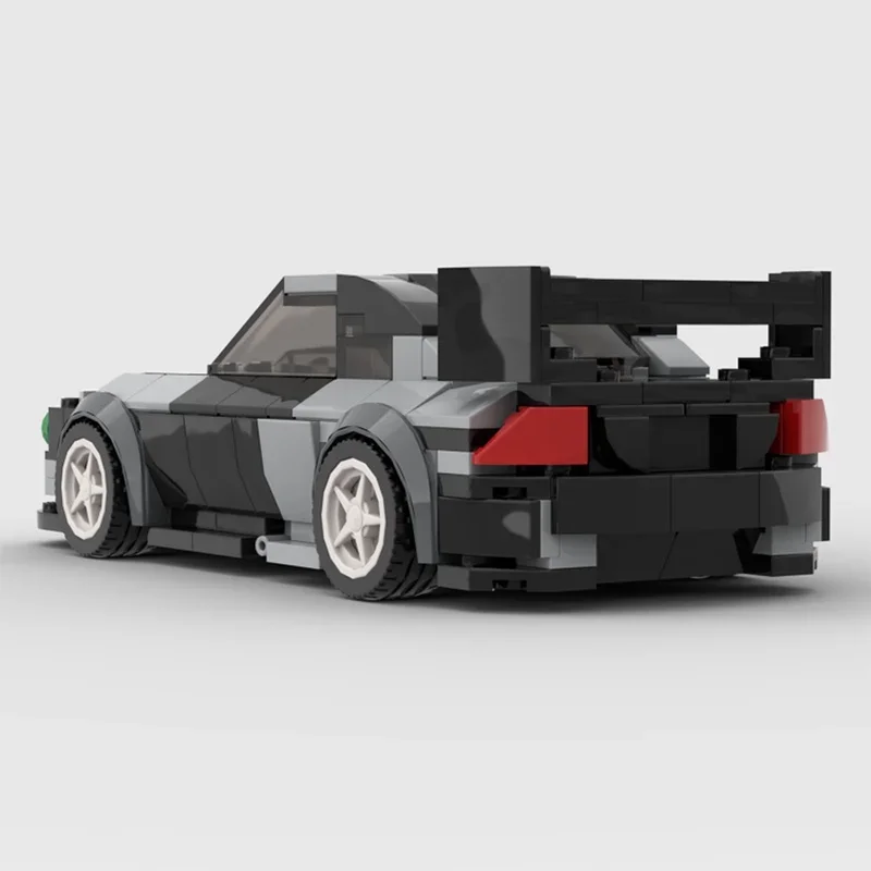 317pcs MOC Forded Falcon AU Supercar Green Model Building Blocks Architecture Festival Gifts Idea Education Toy Brick Birthday