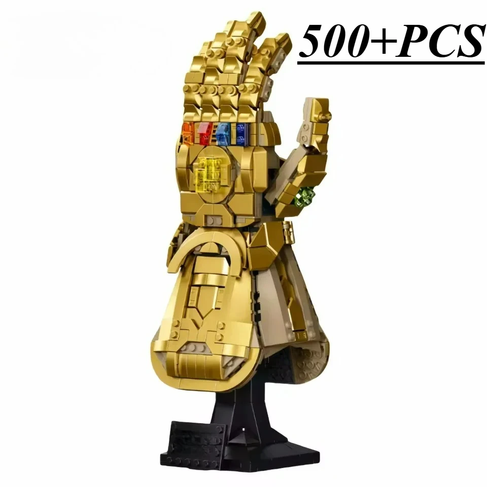 

Конструктор Hot Toys Marvel: Перчатки с Камнями Бесконечности, совместимые с моделью 76191, украшение, подарок на день рождения для детей